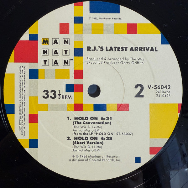 Hold On R.J.'s Latest Arrival