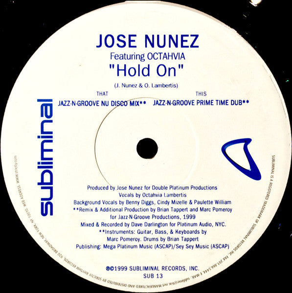 Hold On Jose Nuñez,Octavia Lambertis