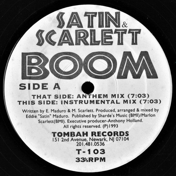 Boom Satin & Scarlett