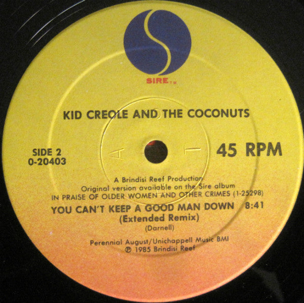 Caroline Was A Drop-Out 2 Kid Creole And The Coconuts