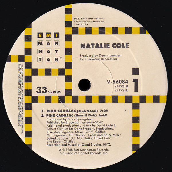 Pink Cadillac Natalie Cole