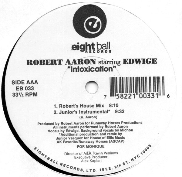 Intoxication Robert Aaron,Edwige Braun-Belmore