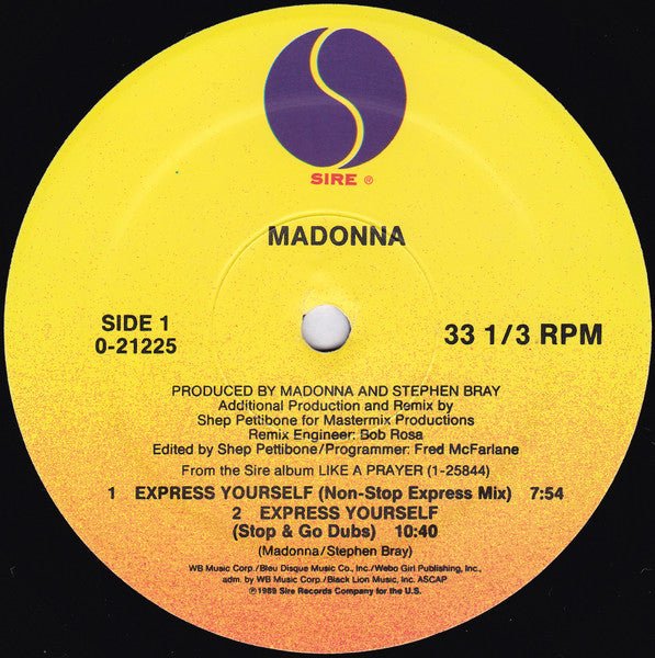 Exprimez-vous Madone