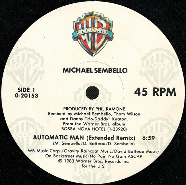 Homme automatique Michel Sembello