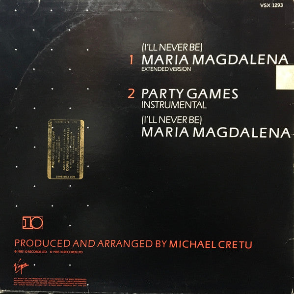 (I'll Never Be) Maria Magdalena | Rectangle Triangle
