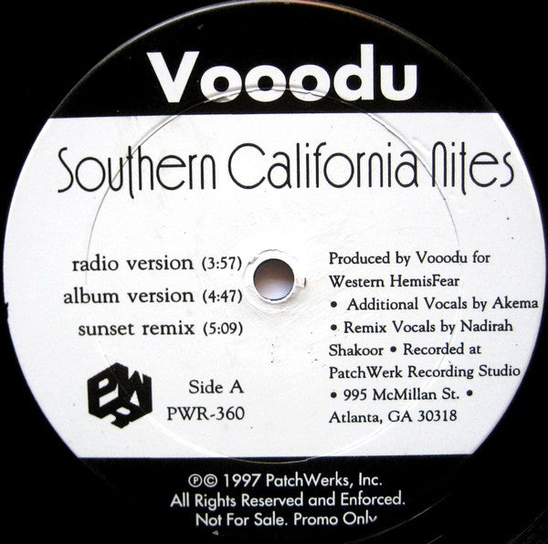 Nuits de Californie du Sud / Régions sombres Vaudou