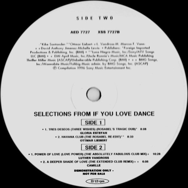 Selections From If You Love Dance Various