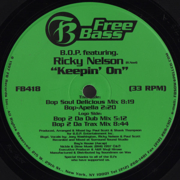 Continuer BOP, Ricky Nelson