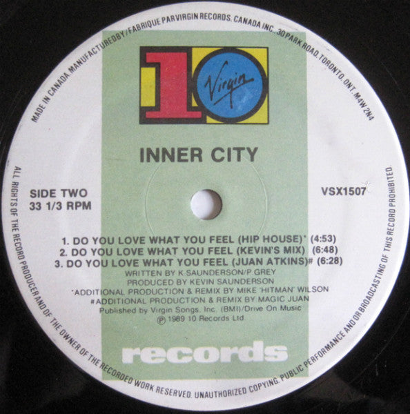 Do You Love What You Feel 2 Inner City