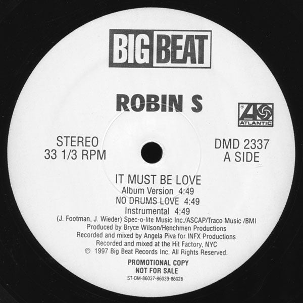 Ce doit être de l'amour Robin S.