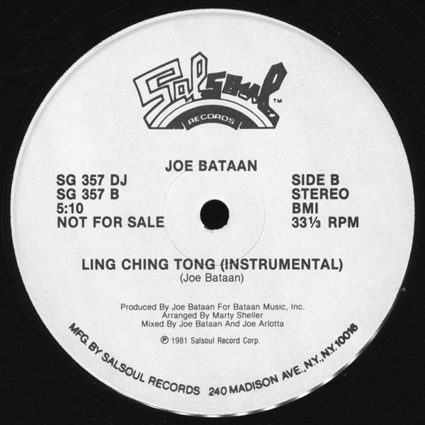 Ling Ching Tong Joe Bataan