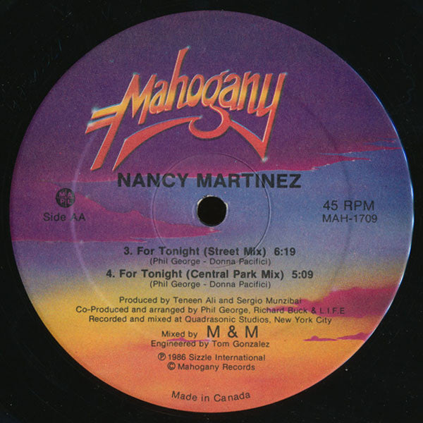 Pour ce soir Nancy Martinez