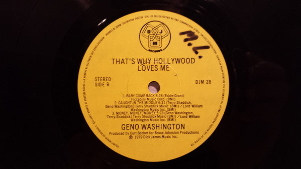 C'est pourquoi Hollywood m'aime 2 Geno Washington
