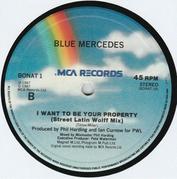 I Want To Be Your Property 2 Blue Mercedes