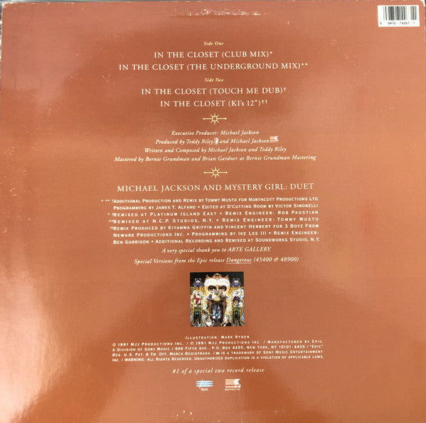 In The Closet (Mixes Behind Door #1) Michael Jackson