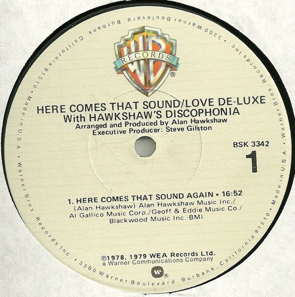 Voici ce son 2 Love De-Luxe, Discophonie de Hawkshaw