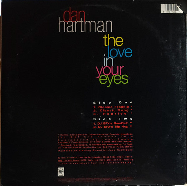 The Love In Your Eyes Dan Hartman