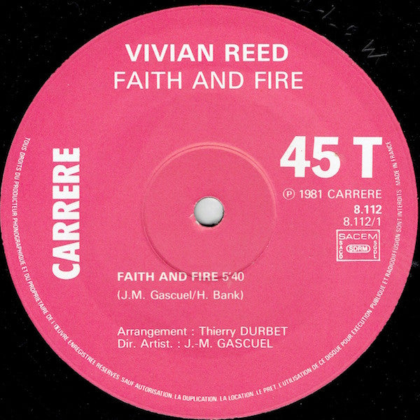 La foi et le feu Vivian Reed