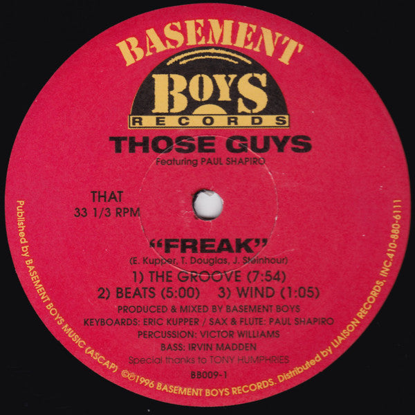 Freak Those Guys,Paul Shapiro