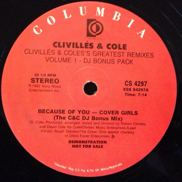 Clivillés & Cole's Greatest Remixes (Volume 1 - DJ Bonus Pack) | Rectangle Triangle  
