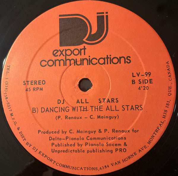 DJ Dance / Dancing With The All Stars DJ All Stars