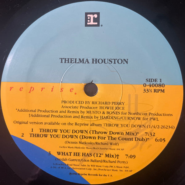 Te jeter à terre Thelma Houston