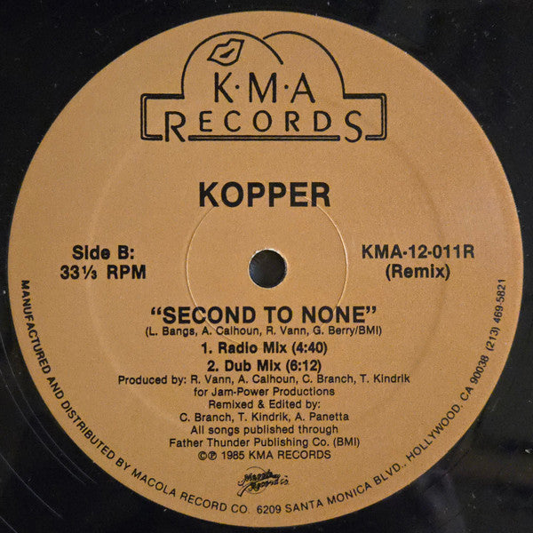 Second To None (Remix) Cuivre (2)