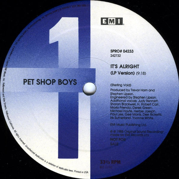 Club Mixes From The Pet Shop Boys Introspective Album | Rectangle Triangle  