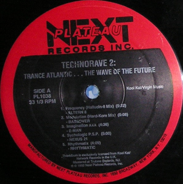 Technorave 2 (Trance Atlantic... La Vague du Futur) Divers
