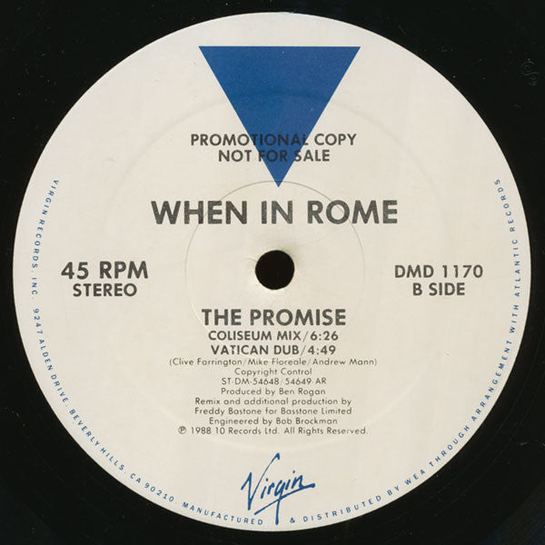 The Promise 2 When In Rome