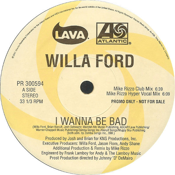 Je veux être méchant Willa Ford