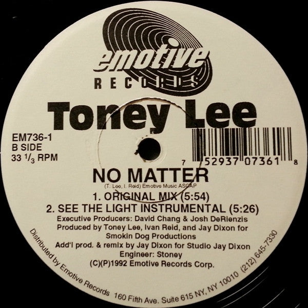 Peu importe Toney Lee