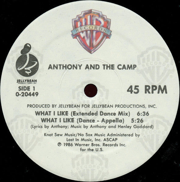 What I Like Anthony And The Camp