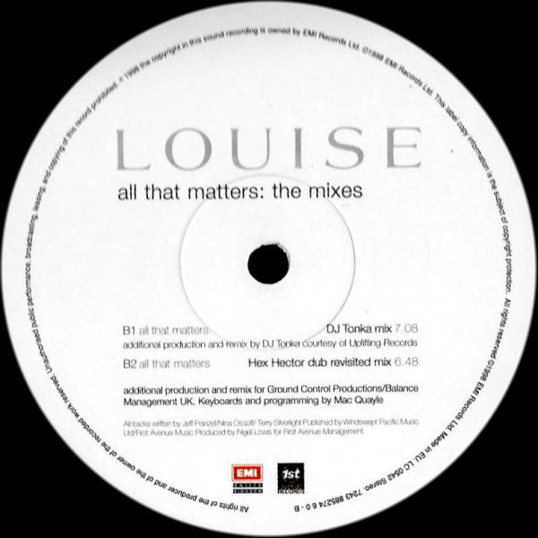 Tout ce qui compte (Les mix) Louise