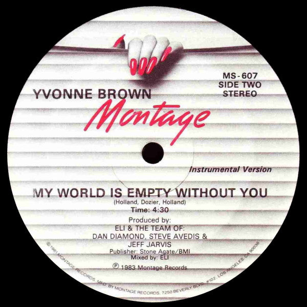 My World Is Empty Without You 2 Yvonne Brown