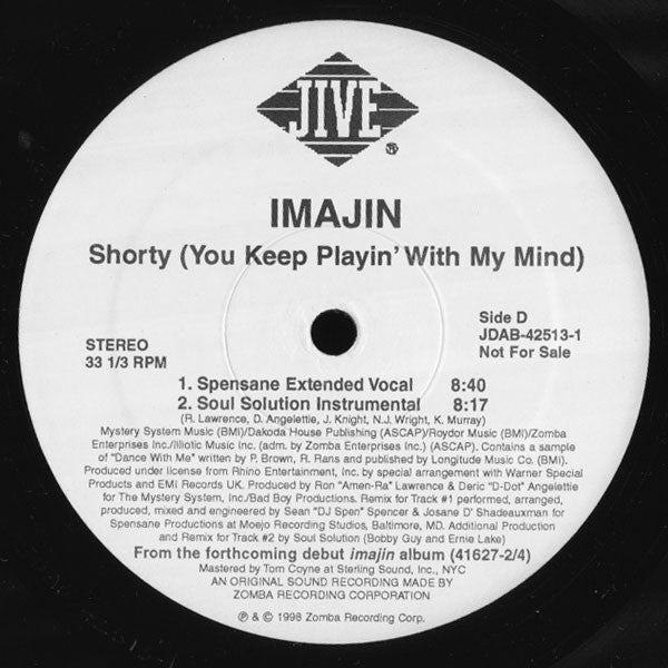 Shorty (You Keep Playin' With My Mind) Imajin