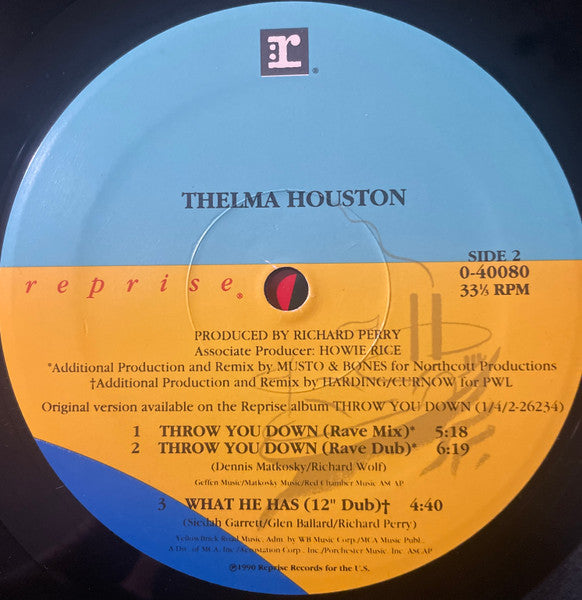 Te jeter à terre Thelma Houston