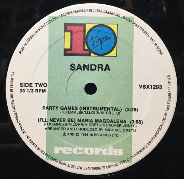 (Je ne serai jamais) Maria Magdalena 2 Sandra