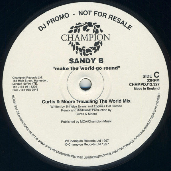 Make The World Go Round 2 Sandy B
