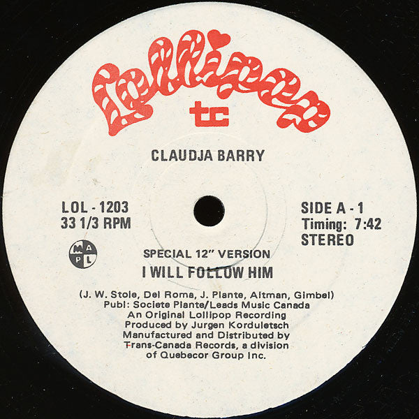 Je le suivrai / Je travaillerai pour moi Claudja Barry