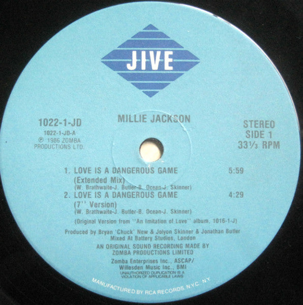 L'amour est un jeu dangereux Millie Jackson