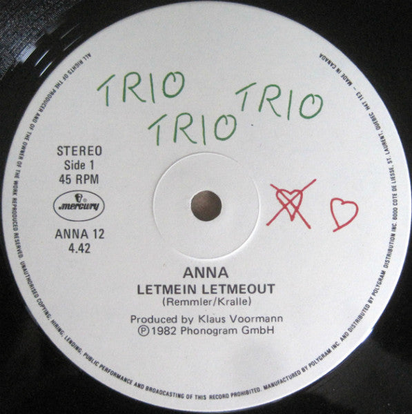 Anna - Laisse-moi entrer, laisse-moi sortir Trio