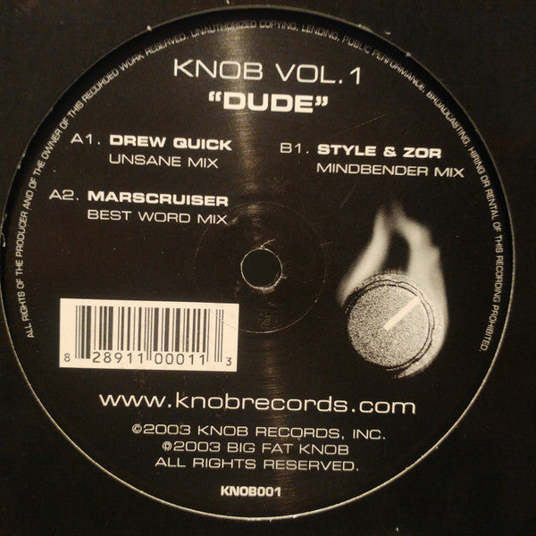 Knob Vol. 1 - "Dude" | Rectangle Triangle  