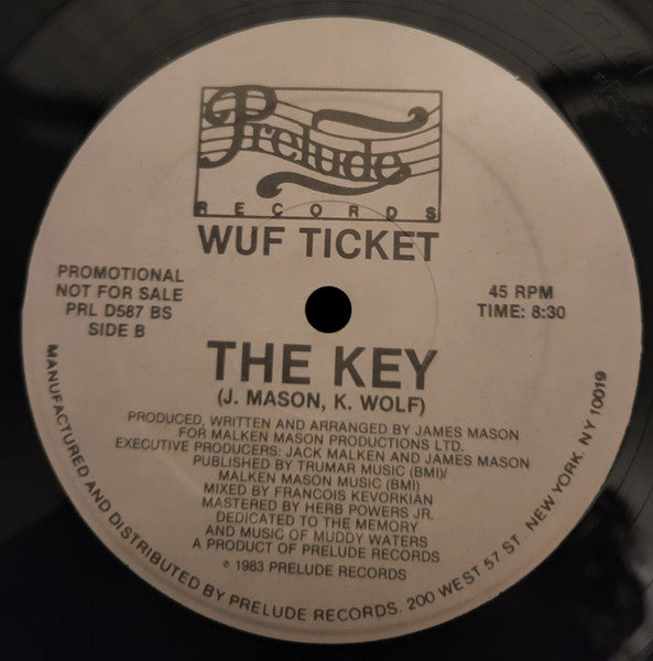 La clé Billet Wuf