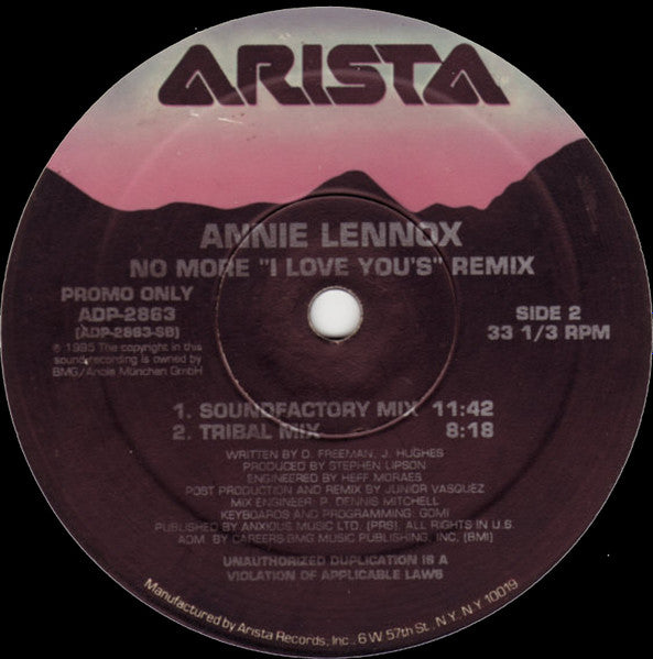 Plus de « Je t'aime » (Remix) Annie Lennox