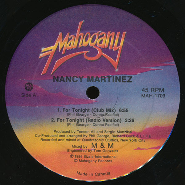 Pour ce soir Nancy Martinez