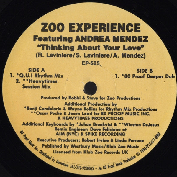 Thinking About Your Love Zoo Experience,Andrea Mendez