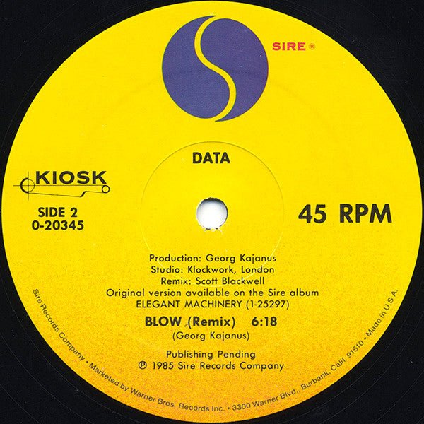 Stop (Remix) / Blow (Remix) Data (2)