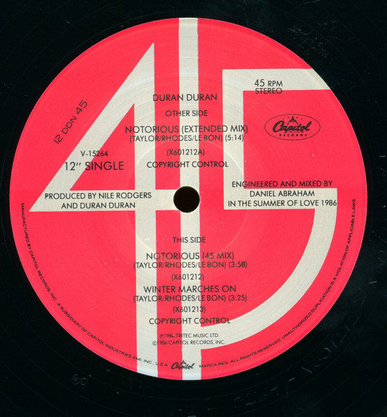 Notorious Duran Duran