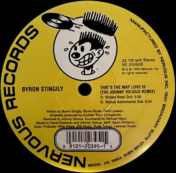 C'est comme ça que l'amour est (Remixes de Johnny Vicious) Byron avare
